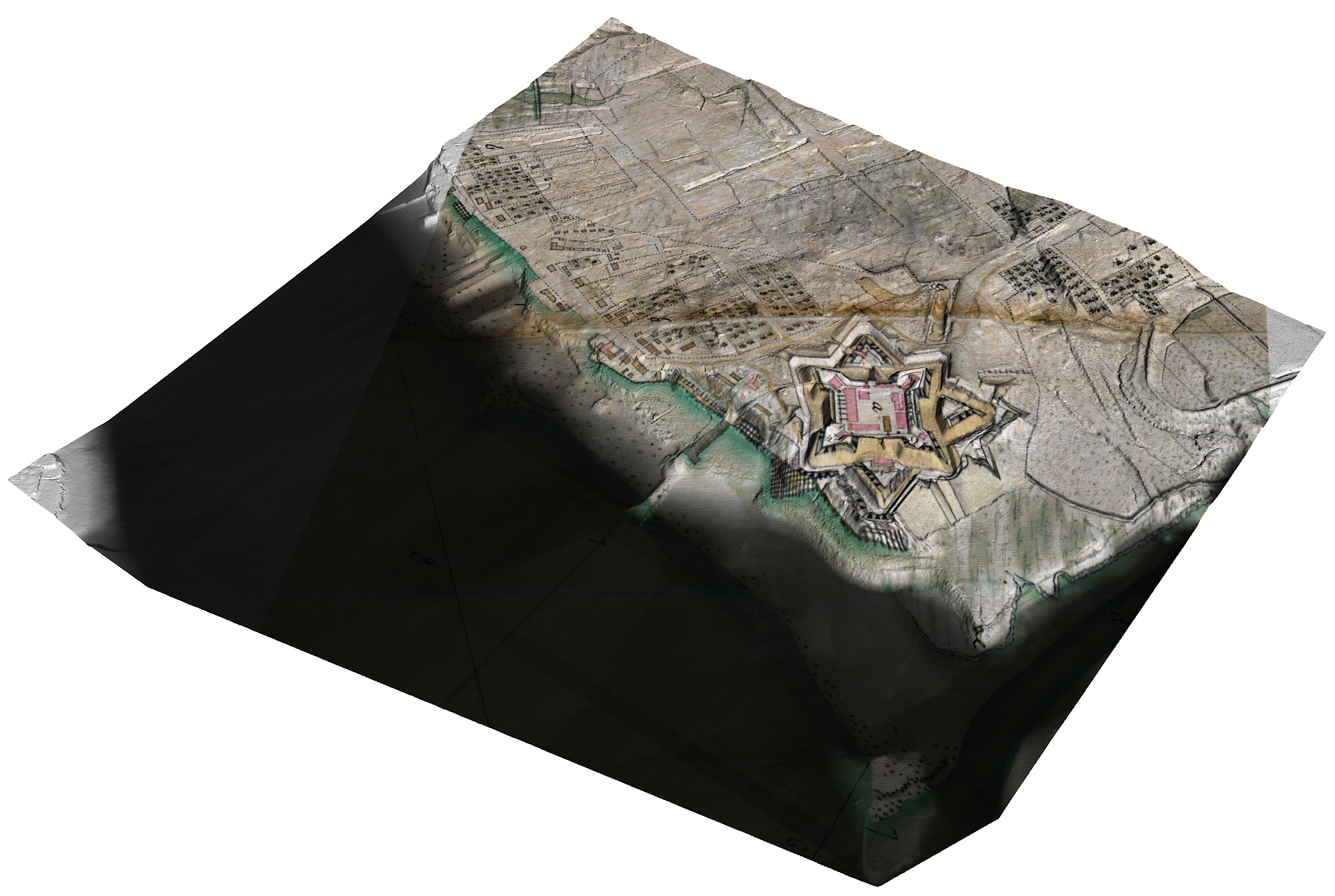The use of airborne Lidar to visualize history in 3D